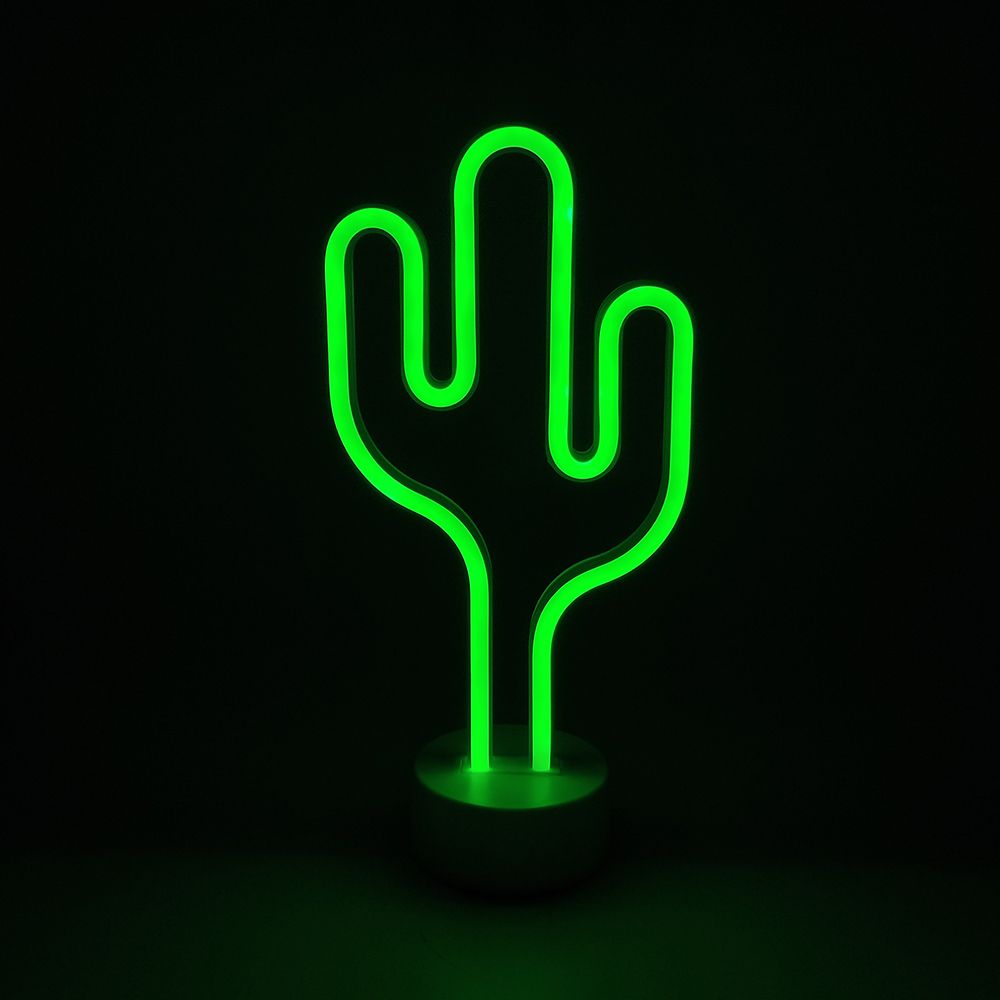 Cactus Neon Night Light