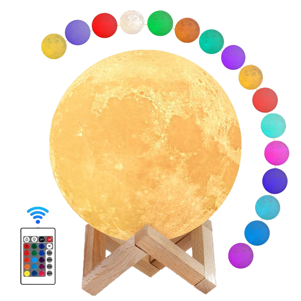 16 Colored Moon Night Light™